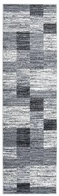 vidaXL Passadeira 100x350 cm polipropileno cinzento