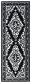vidaXL Passadeira 80x200 cm polipropileno preto