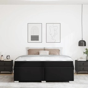 Estrutura da Cama Outros Preto 180 x 200 cm Couro sintético