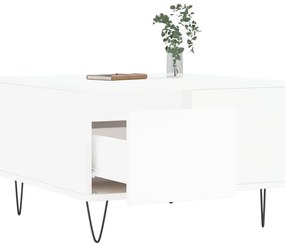 Mesa de centro 55x55x36,5 cm derivados de madeira branco