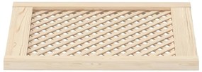 Portas de armário design treliça 2 pcs 49,5x61,5cm pinho maciço