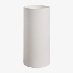 Lavabo De Pé Redondo Ø40 Cm Em Cimento Lublin Branco Quebrado - Sklum