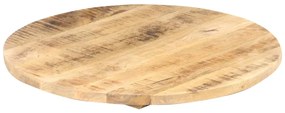 Tampo de mesa redondo madeira mangueira maciça 25-27 mm 80 cm