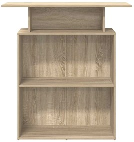 Balcão recepção 100x40x104 cm deriv. madeira carvalho sonoma