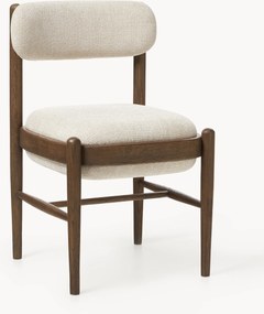 Cadeira de jantar estofada em madeira de carvalho Imara