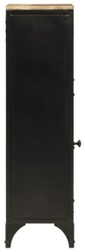 Armário p/ casa de banho 40x27x90 cm ferro e mangueira maciça