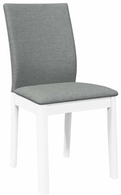 Cadeiras de jantar com almofadões 2 pcs madeira maciça branco