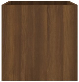 820501 vidaXL Vaso/floreira 40x40x40 cm madeira processada carvalho castanho
