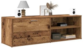 vidaXL Móvel TV madeira antiga 120x34x37 cm madeira trabalhada