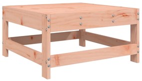 7 pcs conjunto lounge de jardim madeira de douglas maciça