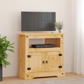 243739 vidaXL Mesa consola Corona Range em pinho mexicano 80x43x78 cm