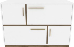 Console Mares – Branco Nogueira – 120x45x81,6 cm