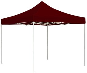Tenda para festas dobrável profissional 2x2 m alumínio bordô
