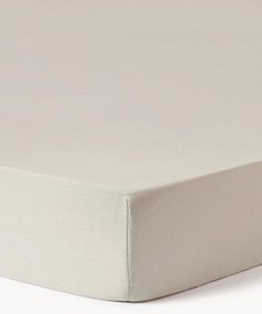 Lençol em linho lavado com elástico para topper Airy