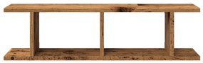 Estantes parede 2 pcs 78x18x20 cm deriv. madeira madeira velha