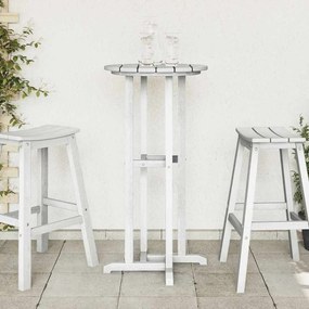 Mesa de Bar Branca 55x55x107 cm HDPE