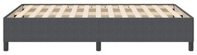 Cama vidaXL Cinza Escuro 140x200 cm Tecido de Corda