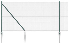 Conjunto de Postes de Cerca Conjunto de 2 Verde
