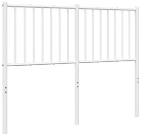 Cabeceira de cama 120 cm metal branco