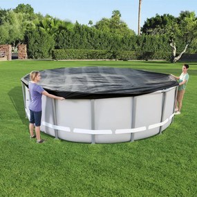 92075 Bestway Cobertura de piscina Flowclear 488 cm