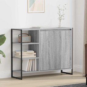 vidaXL Armário lateral Cinza Sonoma 96,5 x 30 x 75 cm