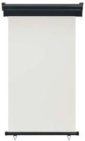 Toldo lateral para varanda 100x250 cm creme