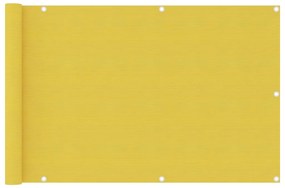 Tela de varanda 90x400 cm PEAD cor amarelo