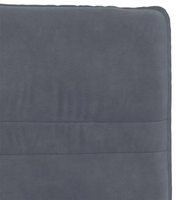 Cadeiras de jantar 6 pcs veludo cinzento-escuro