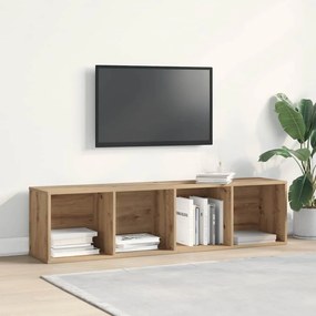Estante/móvel de TV 36x30x143cm madeira carvalho artisiano