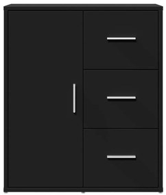 Aparador 60x31x70 cm derivados de madeira preto