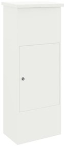 Caixa para entrega de pacotes Branco 44,5 x 29 x 110,5 cm Aço