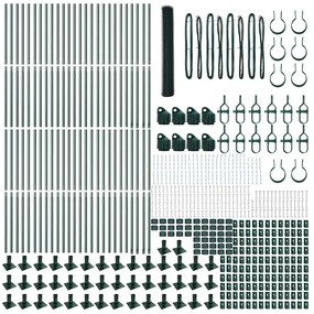 Cerca Hexagonal vidaXL Verde 1,2x100 m Aço