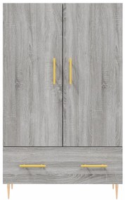Armário alto derivados de madeira 69,5x31x115cm cinza sonoma