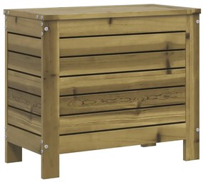 10 pcs conjunto sofás de jardim madeira de pinho impregnada