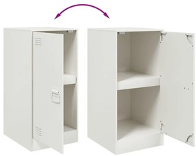 Aparador 34,5x39x73 cm aço branco