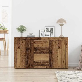 Buffet Madeira antiga Madeira recuperada maciça 120 x 36 x 69 cm