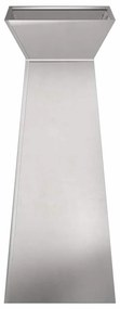 Vasos de Pilar para Jardim - 2 peças com Bowl de 40x40x100 cm em Aço I