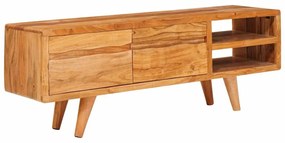 vidaXL Gabinete para TV com prateleira Castanho 110 x 30 x 40 cm