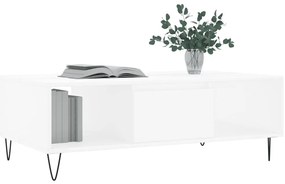 Mesa de centro 104x60x35 cm derivados de madeira branco