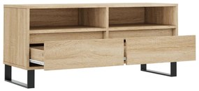 Móvel p/ TV 100x34,5x44,5 cm derivados madeira carvalho sonoma