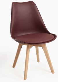 Pack 6 Cadeiras Synk Basic - Bordéus