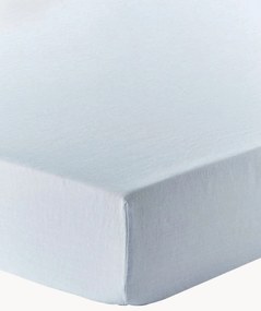 Lençol em linho lavado com elástico topper Airy