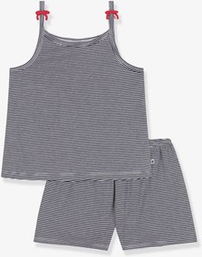 Conjunto pijama de alças Petit Bateau marinho