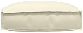 Almofada para Palete Creme 50x50x12 cm Tecido Oxford