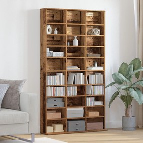 Gabinete para CDs - Madeira Velha - 101x23x177,5 cm - Madeira Engenhei