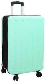vidaXL Mala Dobrável Casco Duro 24'' Verde Menta 43x27x66 cm ABS