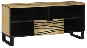 vidaXL Gabinete de TV - 100 x 33,5 x 46 cm, feito de madeira de mangueira.