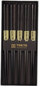 Pauzinhos de bambu Carp, 5 pares