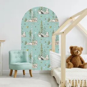 Autocolante de parede arco - Floresta misteriosa