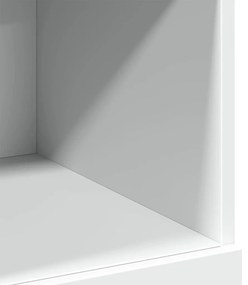 Armário alto 80x42,5x124 cm derivados de madeira branco
